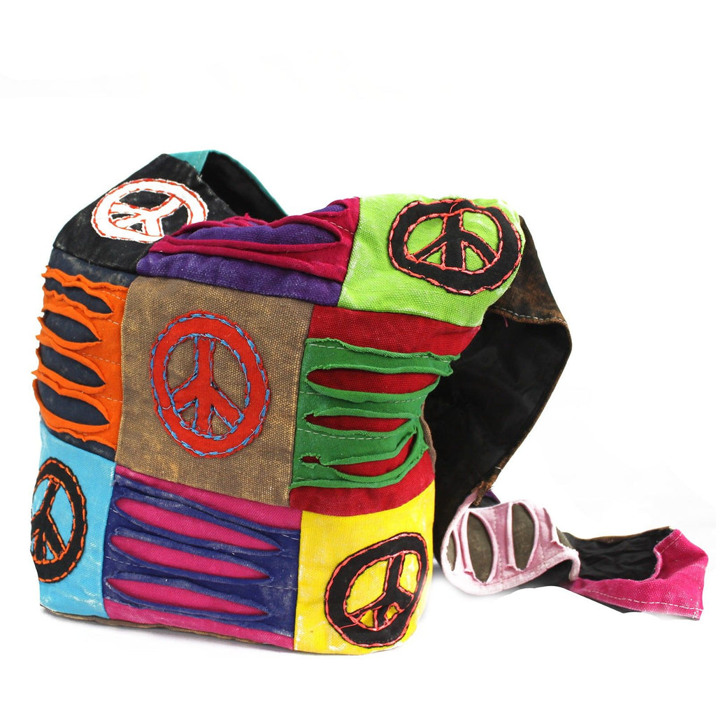 Sac Sling Ethnique Mantra Om – Coloris Teal | Artisanal