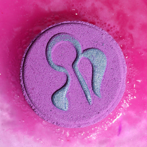 * Coffret de Galets de Bain Effervescents du Zodiaque avec Horoscope – Vierge