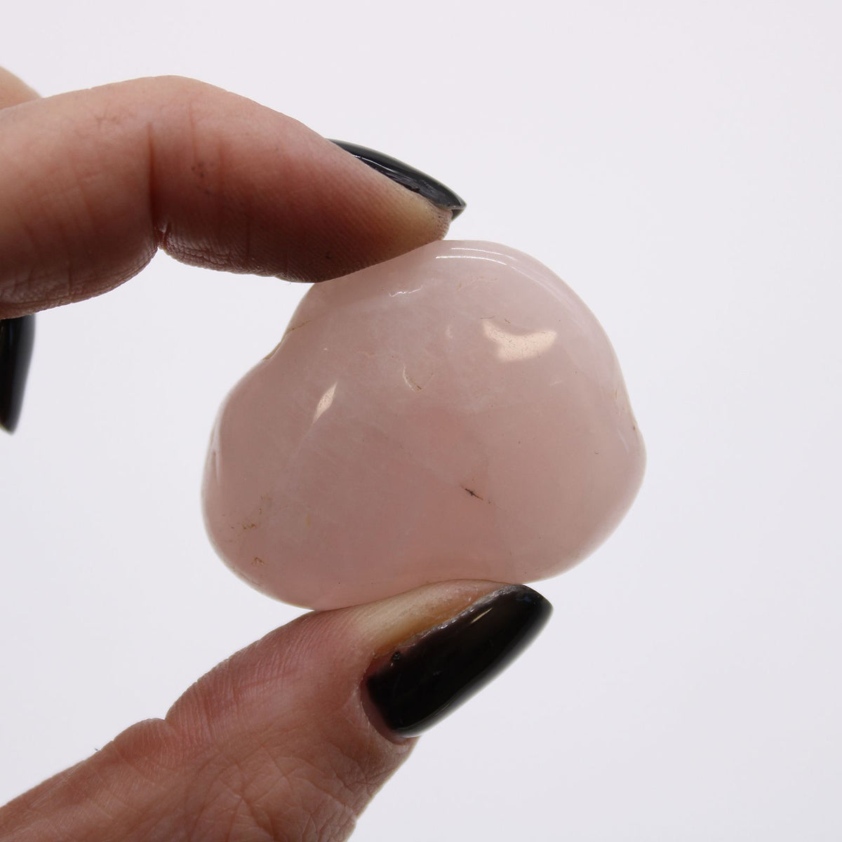 Sachet de 12 pierres roulées africaines en quartz rose, taille moyenne