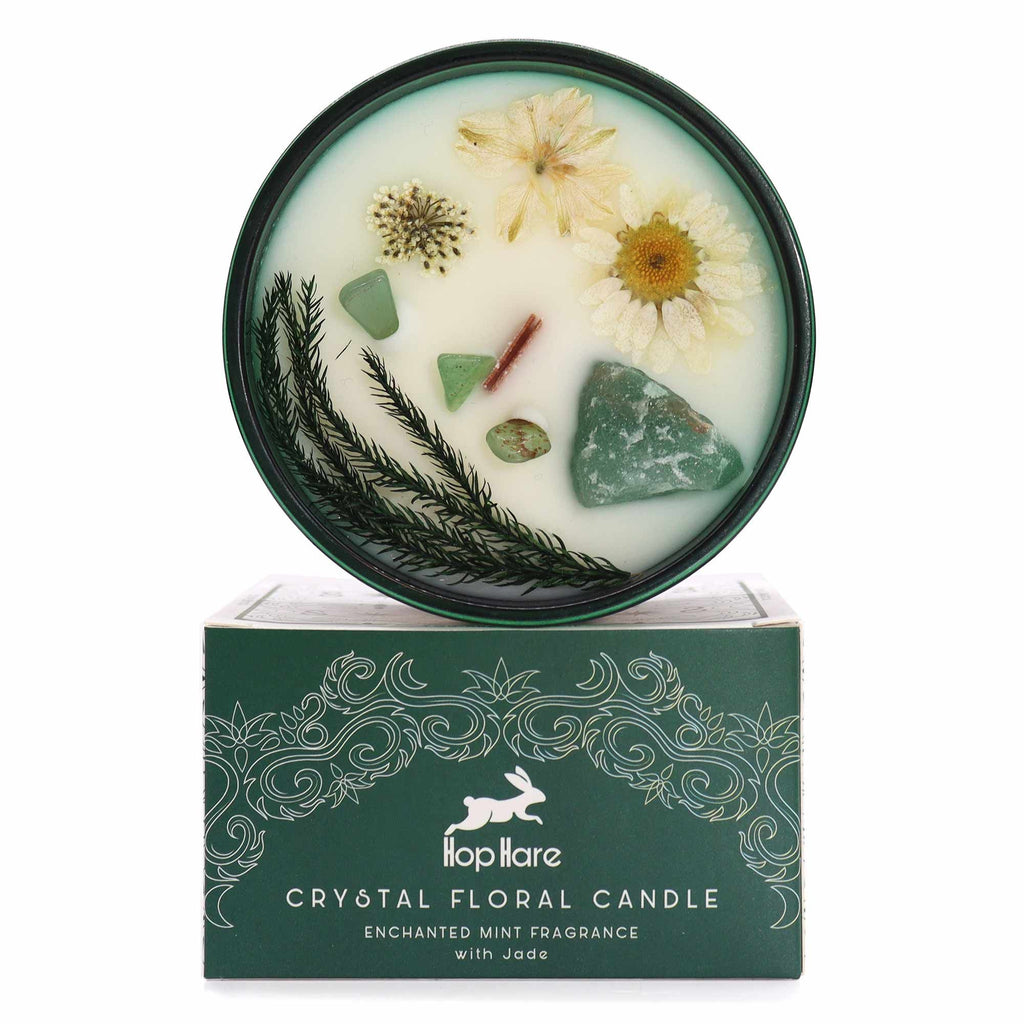 Bougie Magique aux Fleurs & Cristaux Hop Hare – Le Magicien