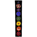 * Bannière murale des chakras, modèle Minuit, 183 × 35 cm