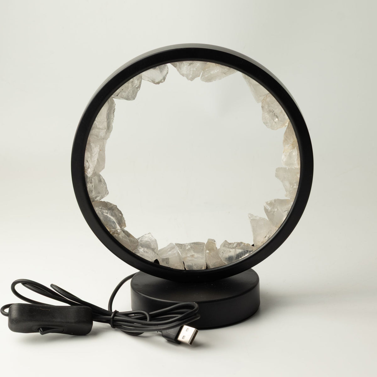 * Lampe halo en quartz clair – Mental Zen