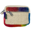 Pochette Carrée Tie-Dye en Chanvre – Teinture Artisanale | Fait Main Népal