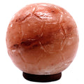 * Lampe en sel de l’Himalaya sculptée en ballon de football