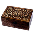 * Coffret d’aromathérapie sculpté à motifs floraux – 24 flacons