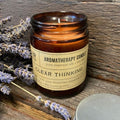 * Bougie Aromathérapie au Soja 200g - Clarté d'Esprit | Romarin