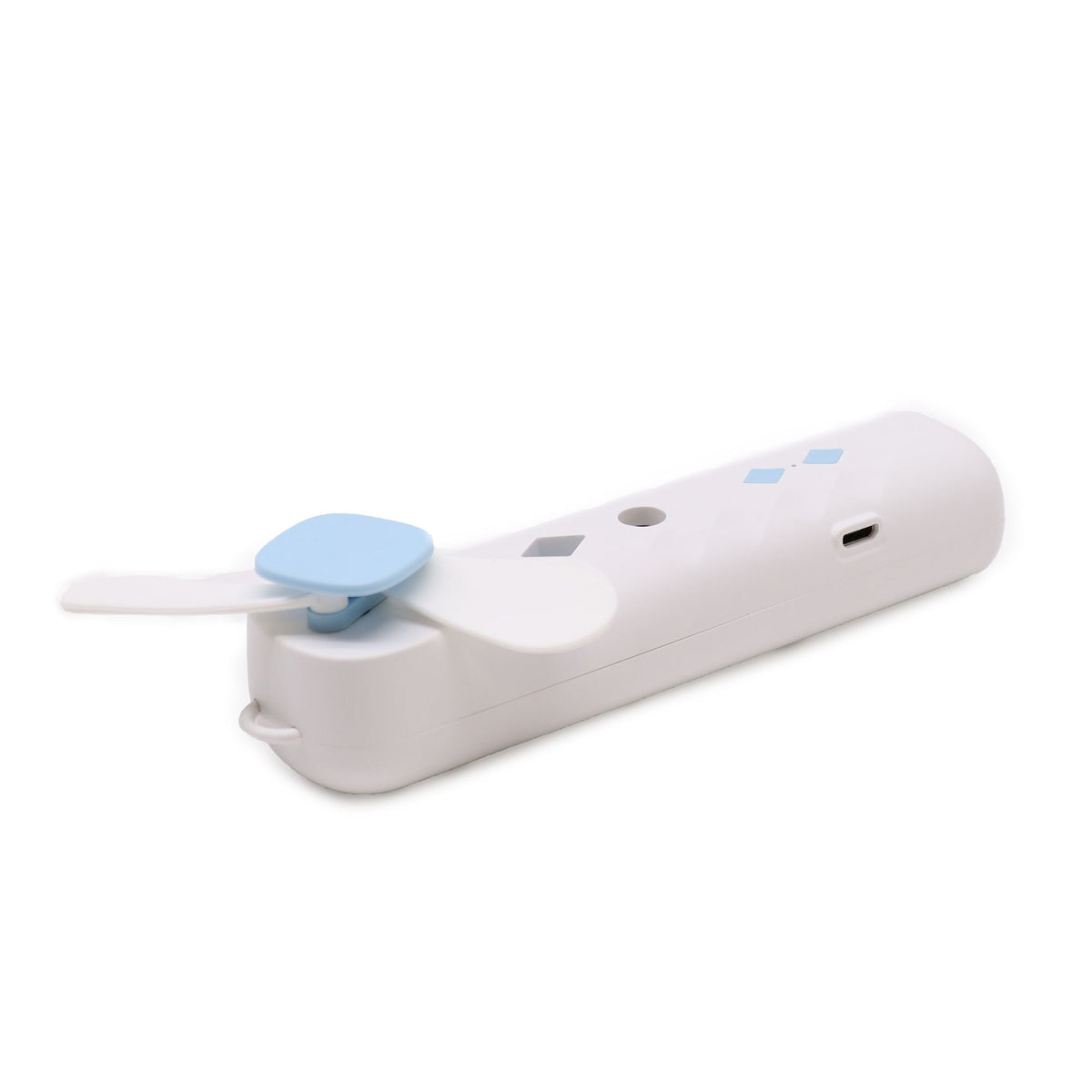 * Ventilateur et brumisateur nano pour le visage blanc – Rechargeable par USB