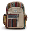 Grand Sac à Dos en Chanvre – Style Zips Droits | Artisanal Népal