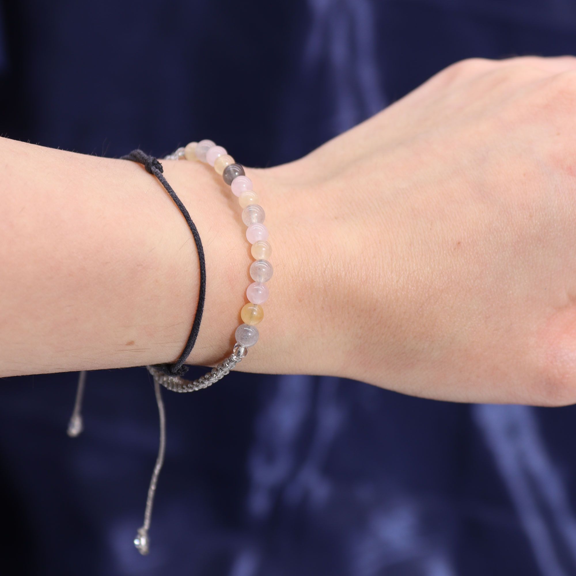 * Bougie Cristal Zodiaque avec Bracelet en Pierres Précieuses – Gémeaux