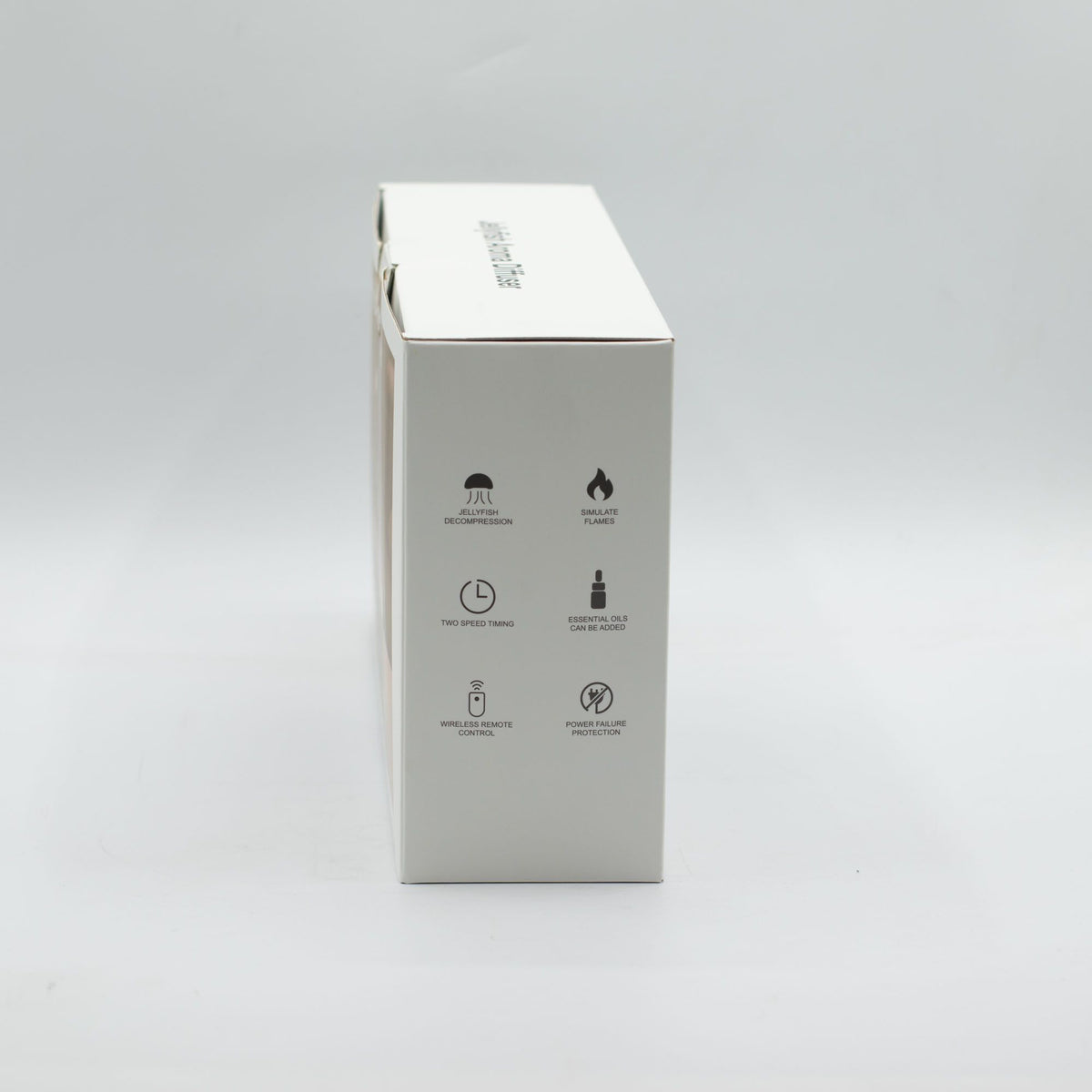 * Diffuseur aromatique en forme de bateau à effet de brume avec éclairage LED multicolore