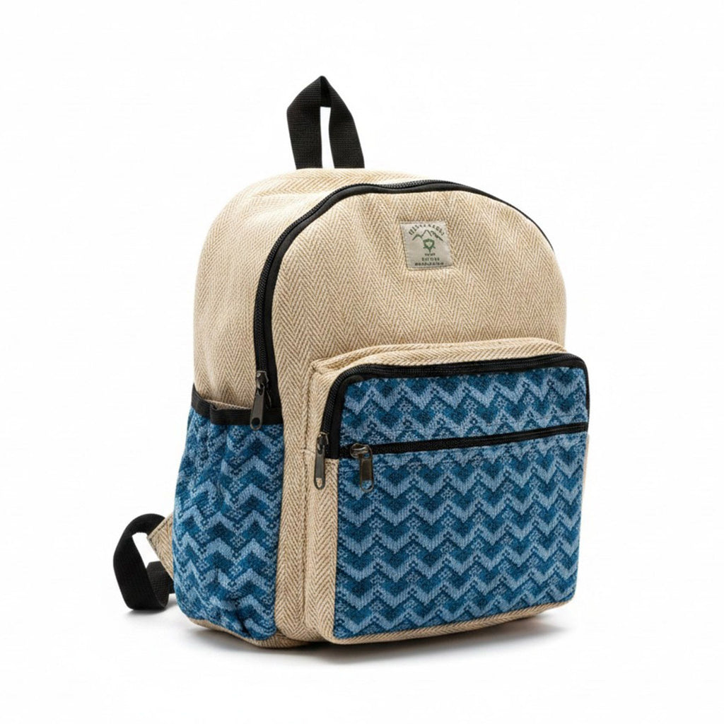 Sac à Dos Standard Katmandou – Motif Dhaka Traditionnel | 34x27x10cm | Artisanal Népal