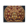 * Tableaux Bouddha doré et mandala avec détails de brocart, 30 × 40 cm × 4