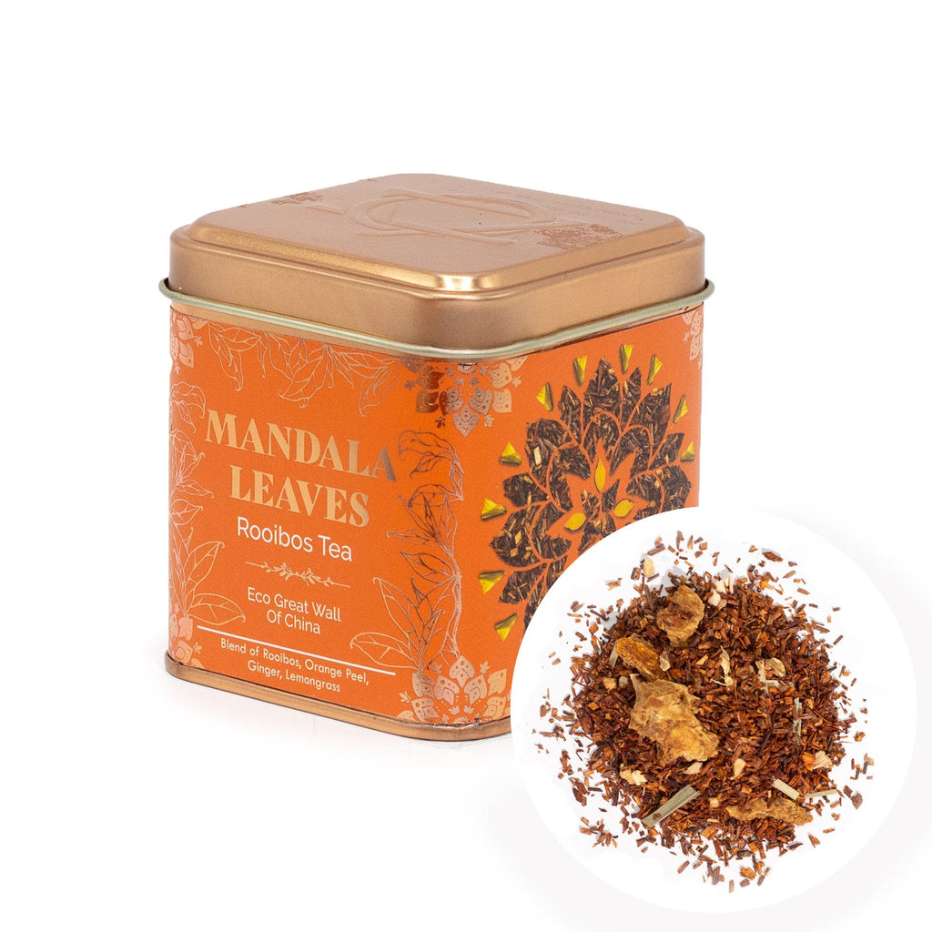 Rooibos Eco Grande Muraille de Chine 50g – Infusion Orange Gingembre Citronnelle | Boîte Recyclable