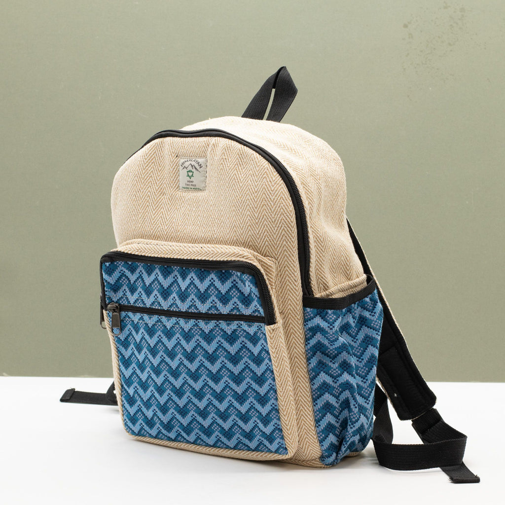 Sac à Dos Standard Katmandou – Motif Dhaka Traditionnel | 34x27x10cm | Artisanal Népal