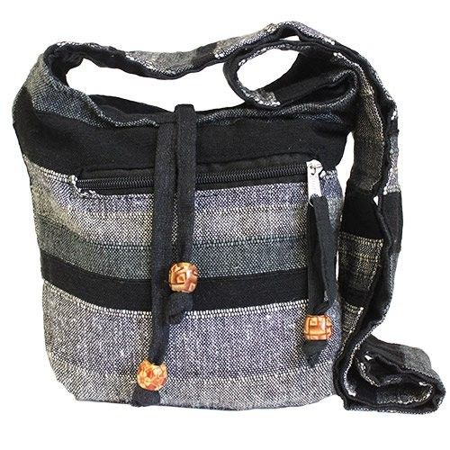 Sac Sling Népalais Granit de Montagne – Format Standard | 21x24x9cm | Artisanal