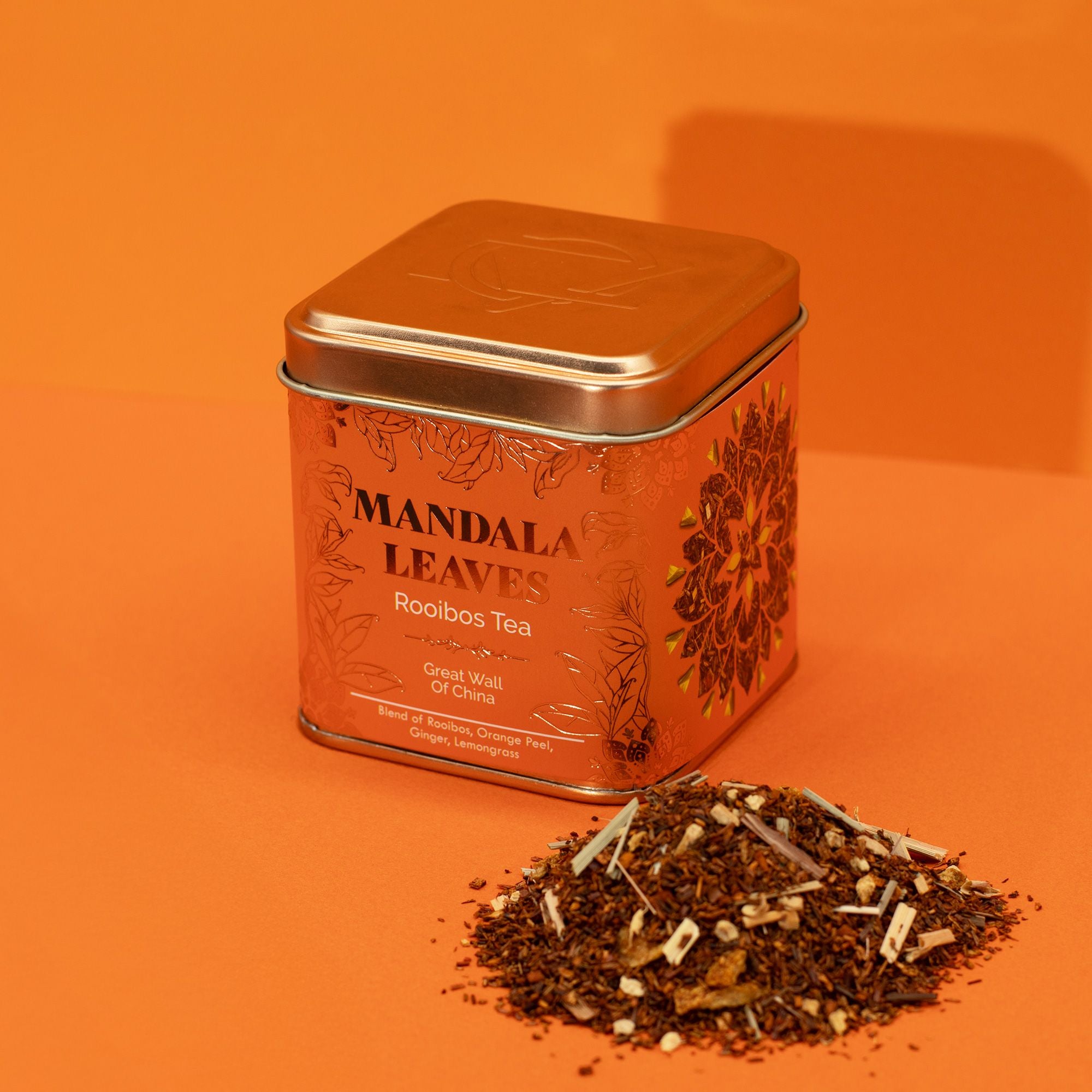 Rooibos Eco Grande Muraille de Chine 50g – Infusion Orange Gingembre Citronnelle | Boîte Recyclable