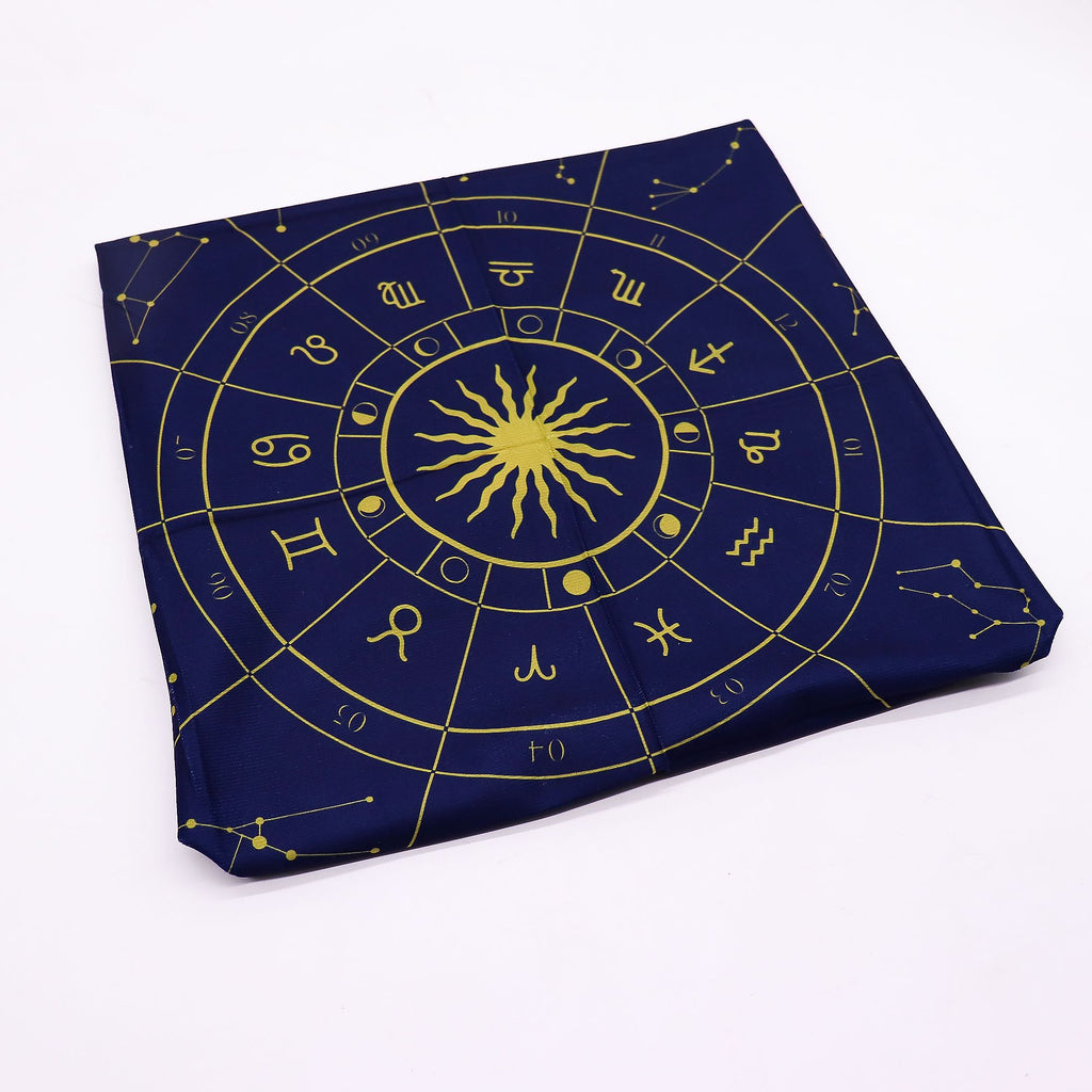 Tapis de Lecture de Tarot - Zodiaque
