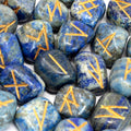 Set de Pierres Runiques en Pochette – Lapis-Lazuli