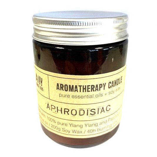 * Bougie Aromathérapie au Soja 200g - Aphrodisiaque | Ylang Ylang & Patchouli
