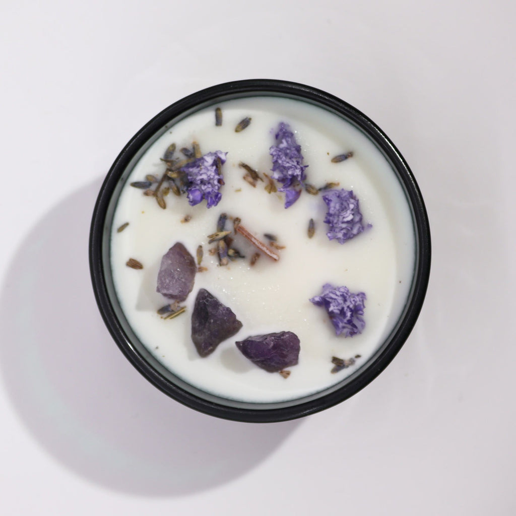 Bougie Magique aux Fleurs & Cristaux Hop Hare – La Lune
