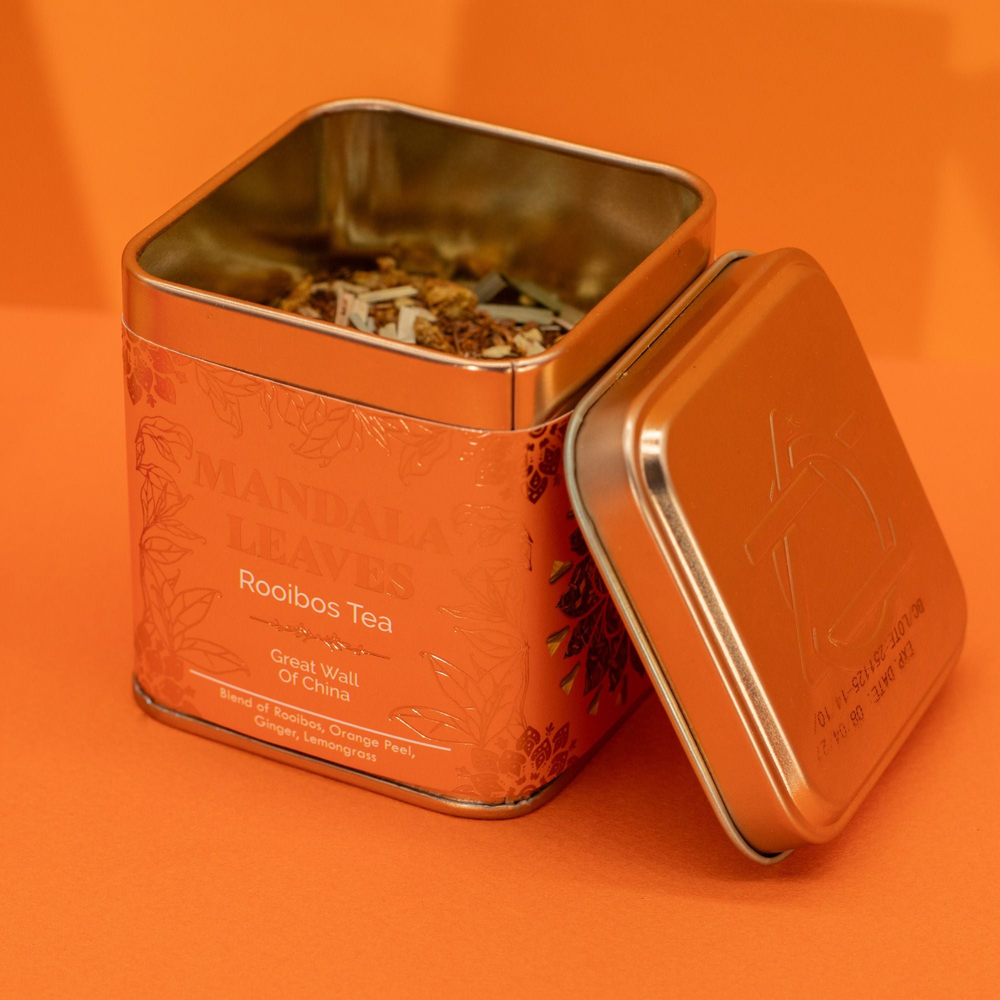 Rooibos Eco Grande Muraille de Chine 50g – Infusion Orange Gingembre Citronnelle | Boîte Recyclable