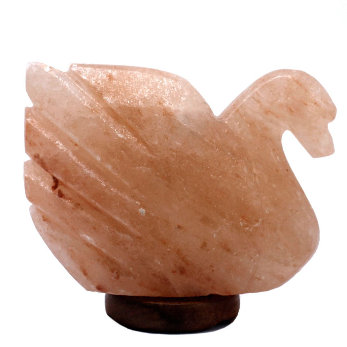 * Lampe en sel de l’Himalaya en forme de cygne