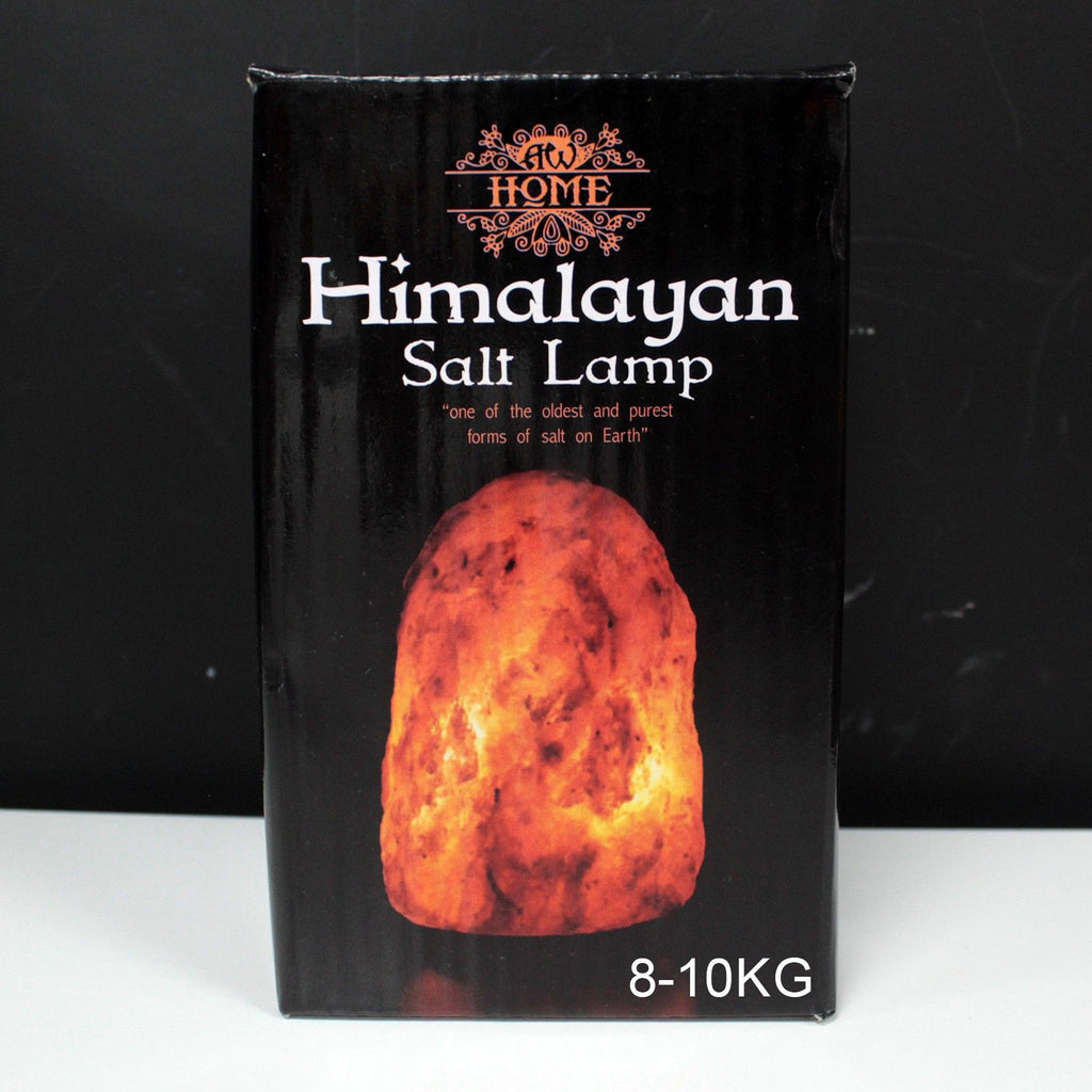 * Lampe en sel naturel de l’Himalaya avec socle, environ 8 à 10 kg