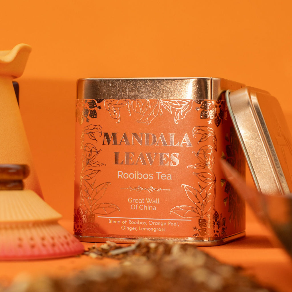 Rooibos Eco Grande Muraille de Chine 50g – Infusion Orange Gingembre Citronnelle | Boîte Recyclable