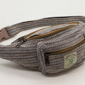 Sac Ceinture Style Chanvre & Coton — Bleu | Artisanal Népalais Éco-responsable