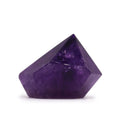 Pointe d’améthyste violette polie, taille moyenne (env. 5,5 à 6,5 cm)