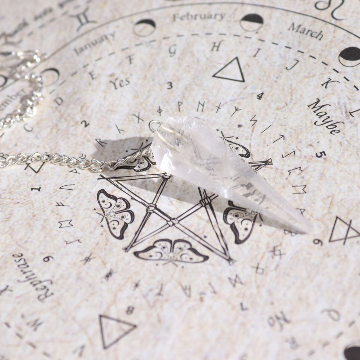 Encens rituel Ancient Witch – Purification – Pendule en cristal de roche
