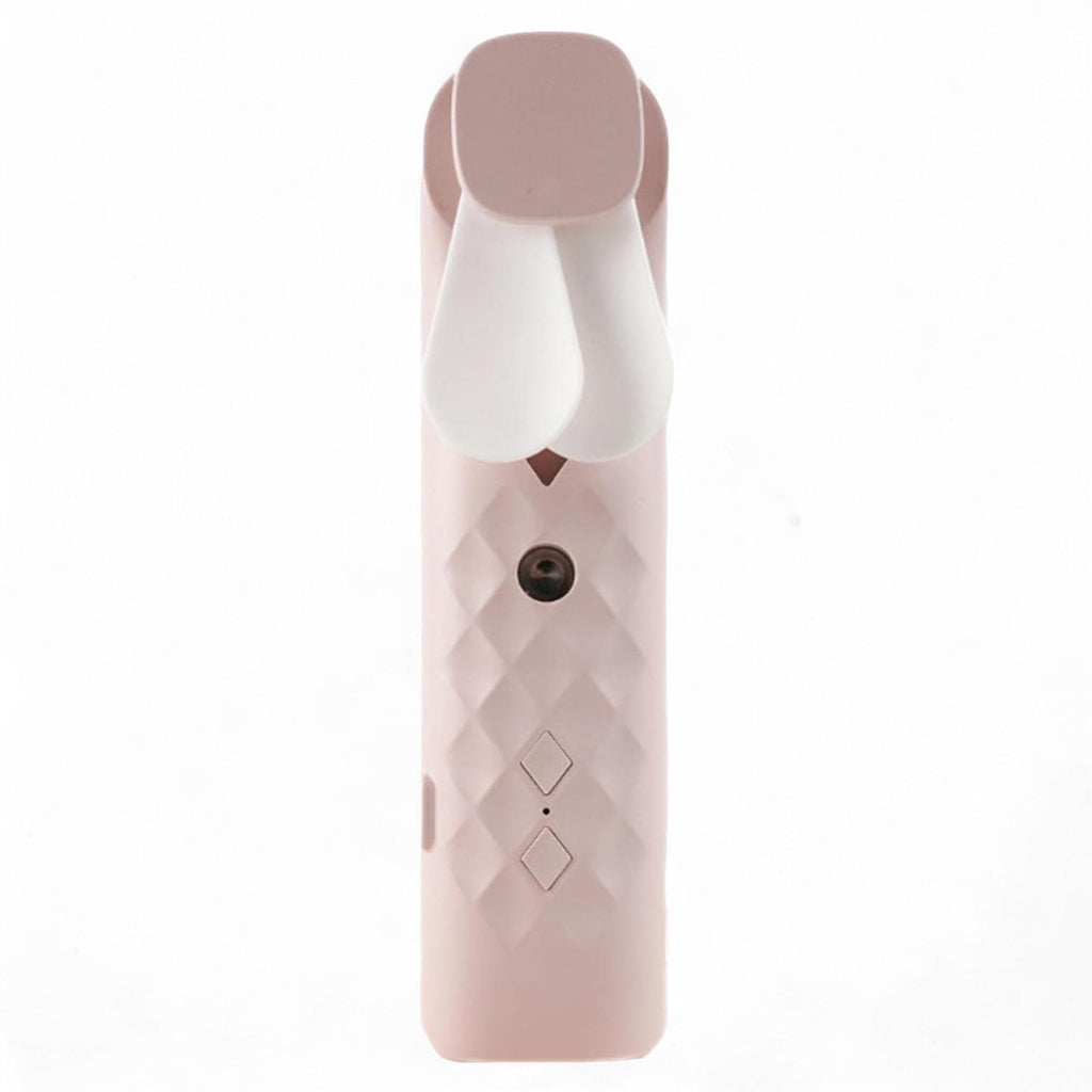 * Ventilateur et brumisateur nano pour le visage rose – Rechargeable par USB