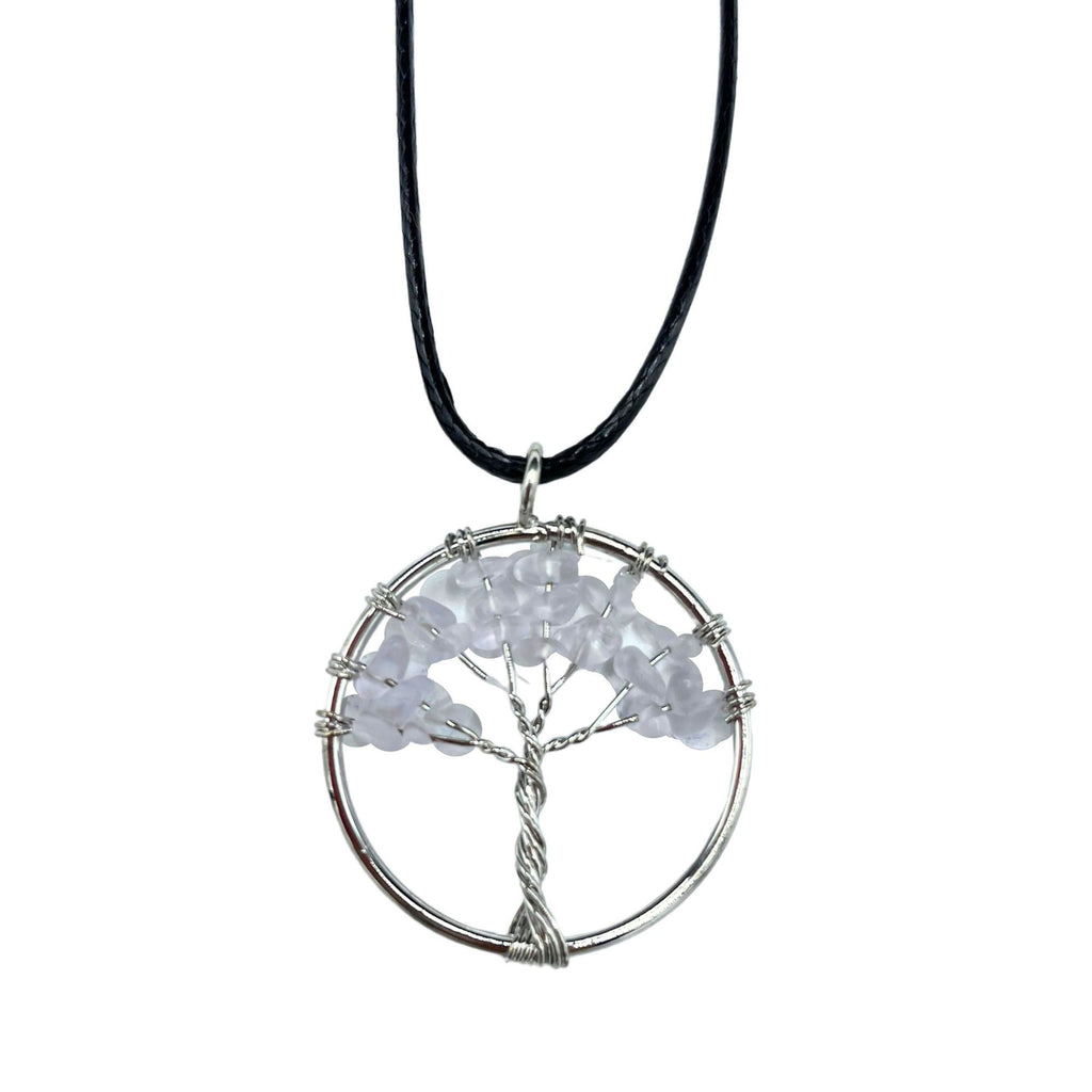 * Pendentif Arbre de Vie en cristal de roche