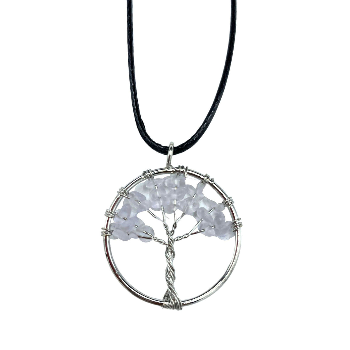 * Pendentif Arbre de Vie en cristal de roche