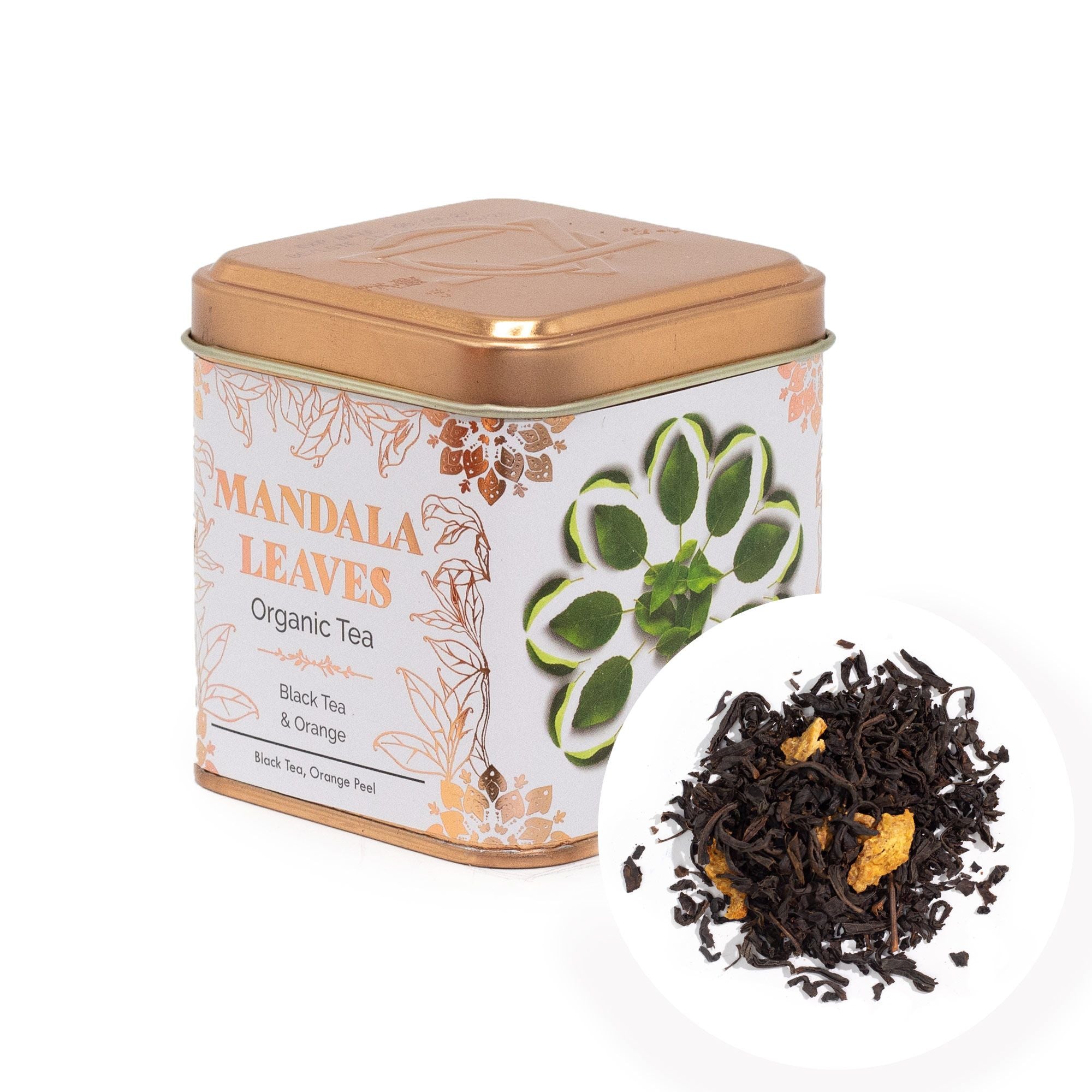 Thé Noir Bio Narnaja 50g – Thé Noir Écorce d’Orange Artisanal | Boîte Métallique Réutilisable