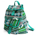 Sac à Dos Jacquard Ethnique – Coloris Teal | Style Népalais | Artisanal