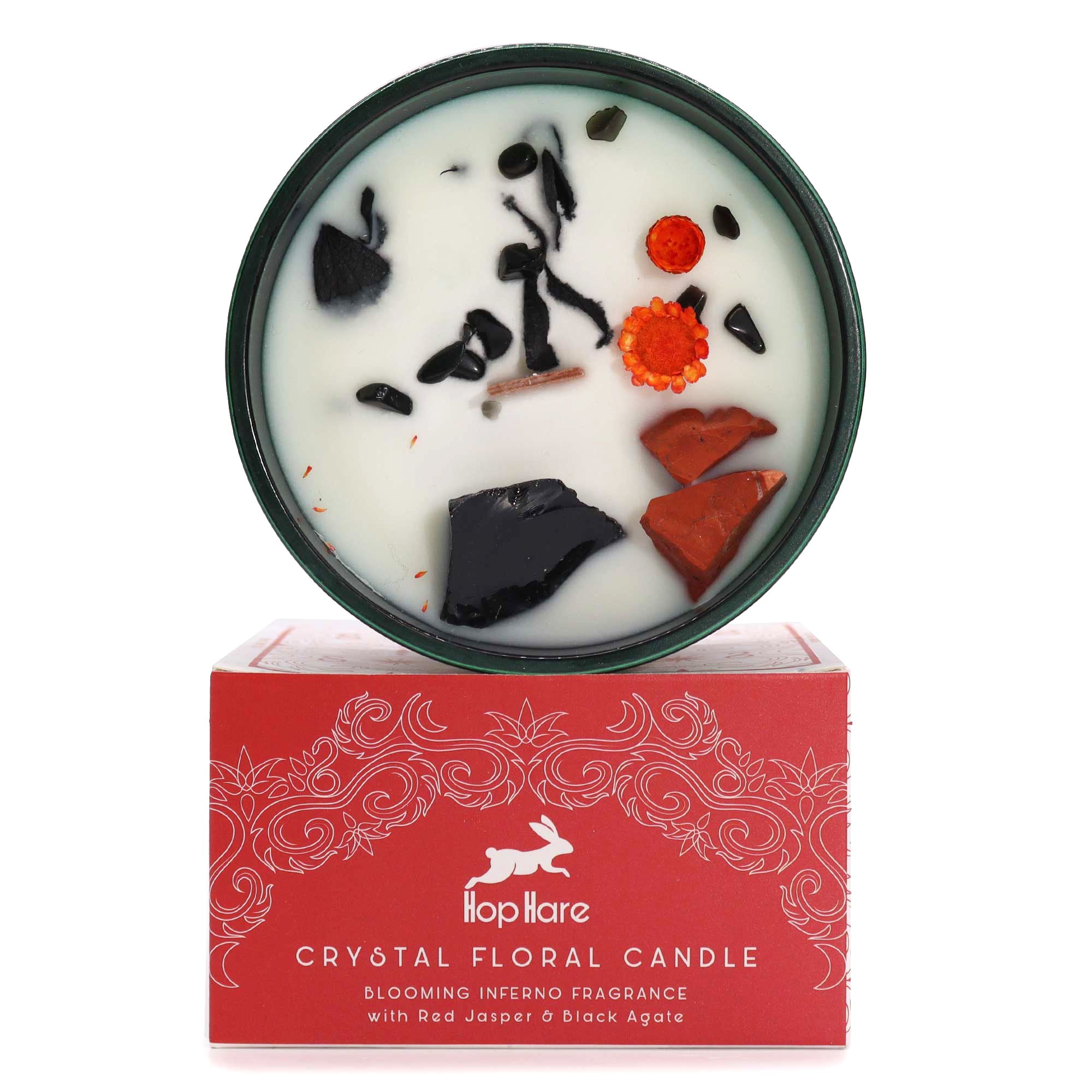 Bougie Magique aux Fleurs & Cristaux Hop Hare – Le Diable