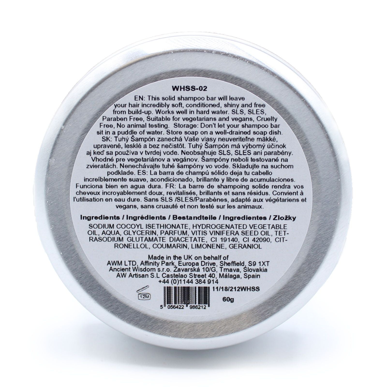 Shampoing Solide Wild Hare 60g – Aloe Véra | Hydratant & Naturel