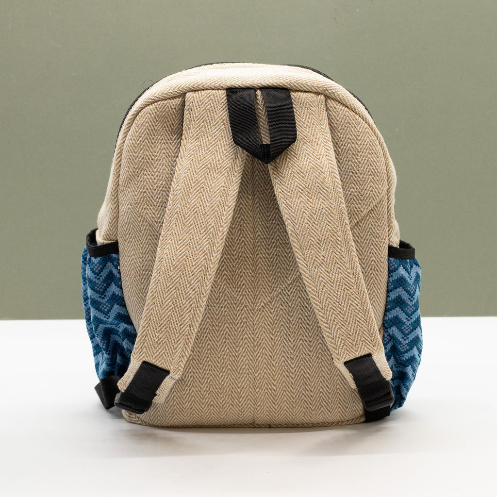 Sac à Dos Standard Katmandou – Motif Dhaka Traditionnel | 34x27x10cm | Artisanal Népal