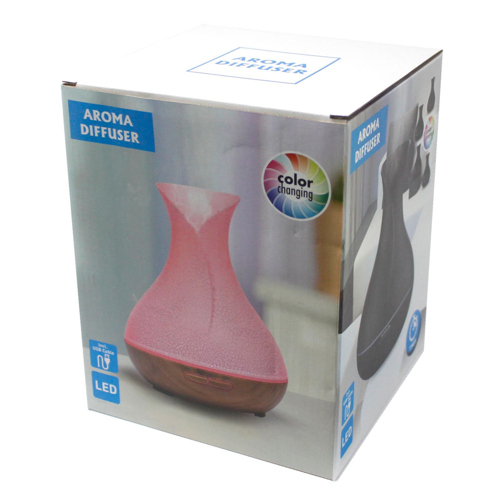 * Diffuseur ultrasonique Palma – Effet coquillage, USB, éclairage multicolore et minuterie