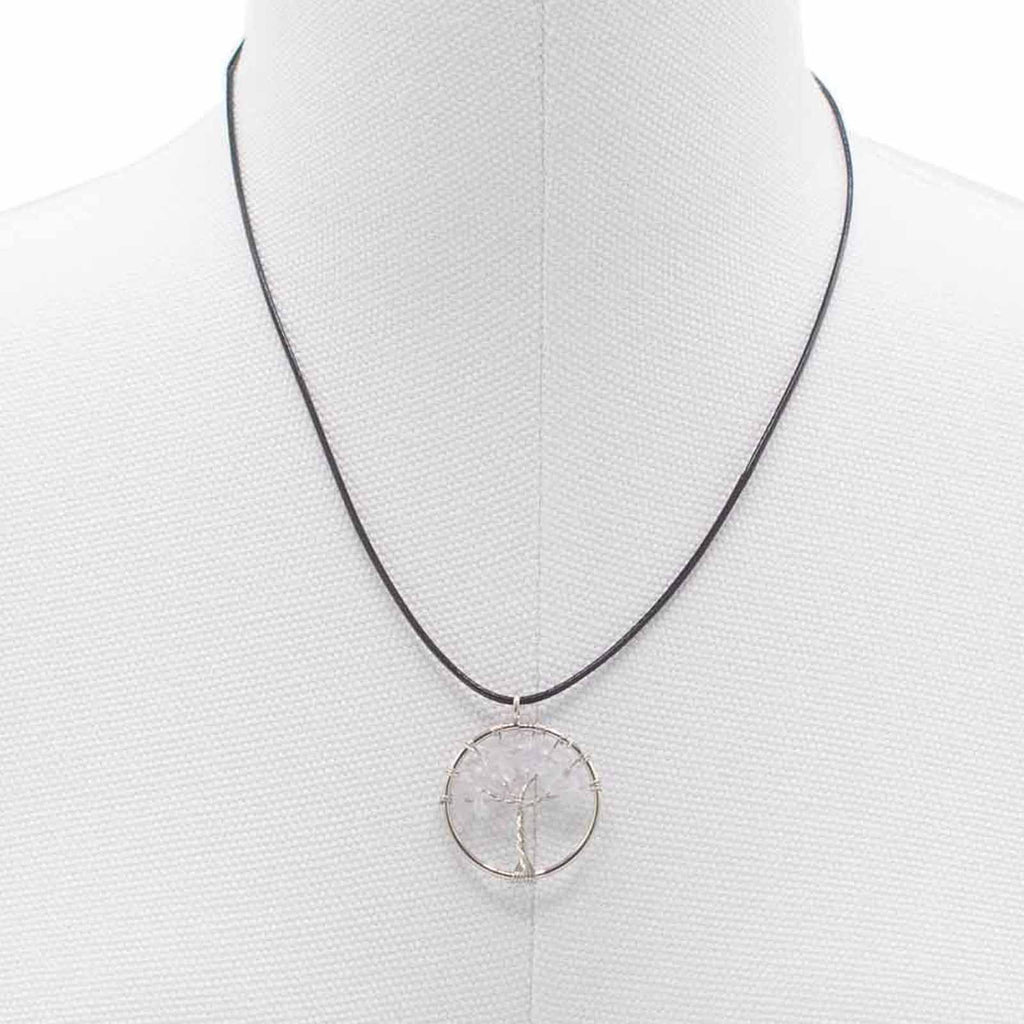 * Pendentif Arbre de Vie en cristal de roche