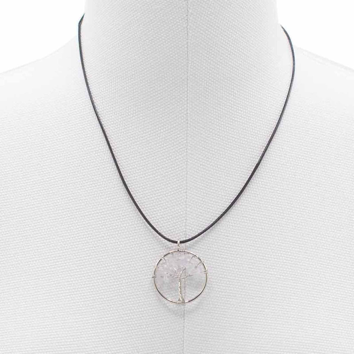 * Pendentif Arbre de Vie en cristal de roche