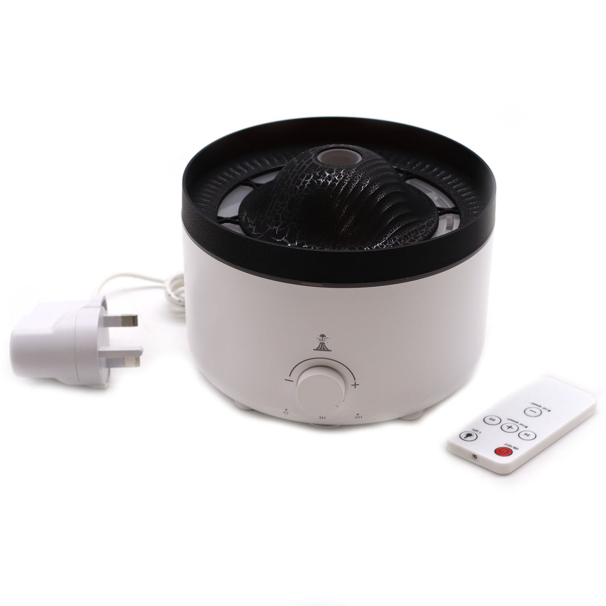 * Grand diffuseur d’arômes effet volcan 560 ml – Sur secteur – Deux couleurs