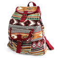 Sac à Dos Jacquard Ethnique – Coloris Chocolat | Style Népalais | Artisanal
