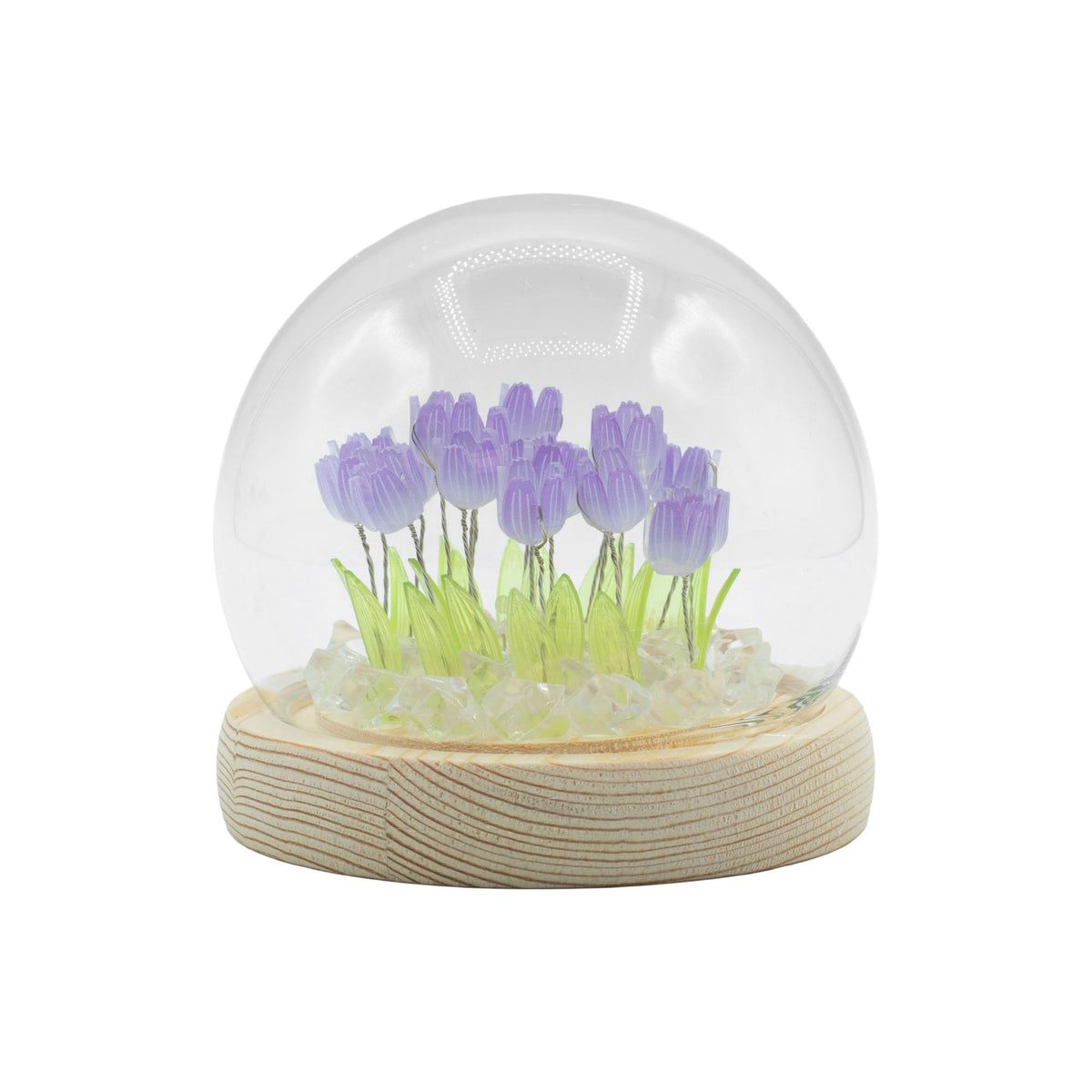 * Cloche lumineuse florale – 20 tulipes LED USB