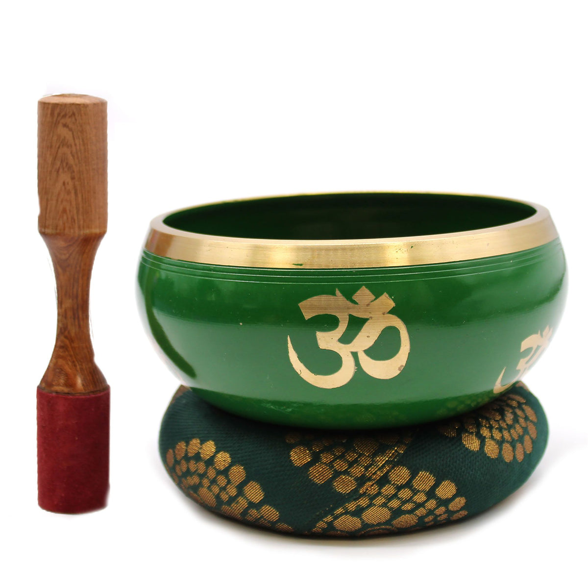 * Grand coffret de bol chantant vert Arbre de vie, 14 cm