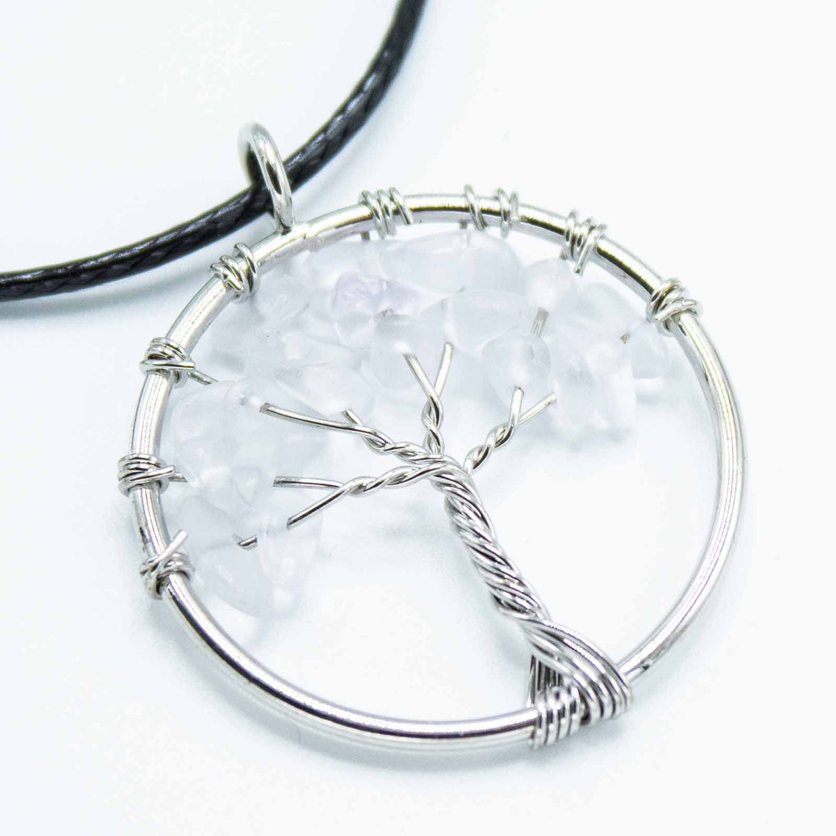 * Pendentif Arbre de Vie en cristal de roche
