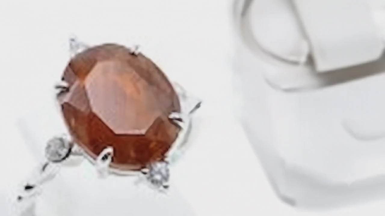 ✨ Bague Argent 925 Certifié Poinçon – Grenat Ovale Impérial | Taille Réglable