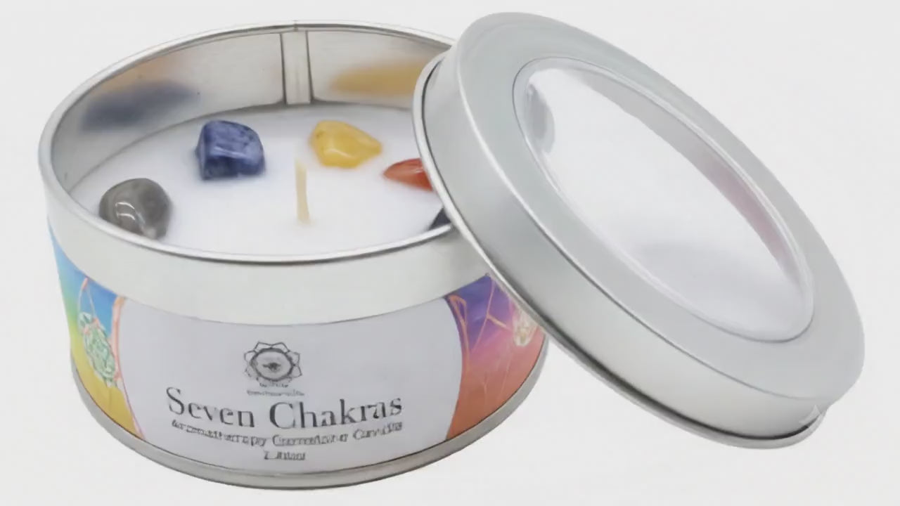 Bougie Green Tree 7 Chakras | Nag Champa Santal | Alignement Énergétique & Méditation 70g