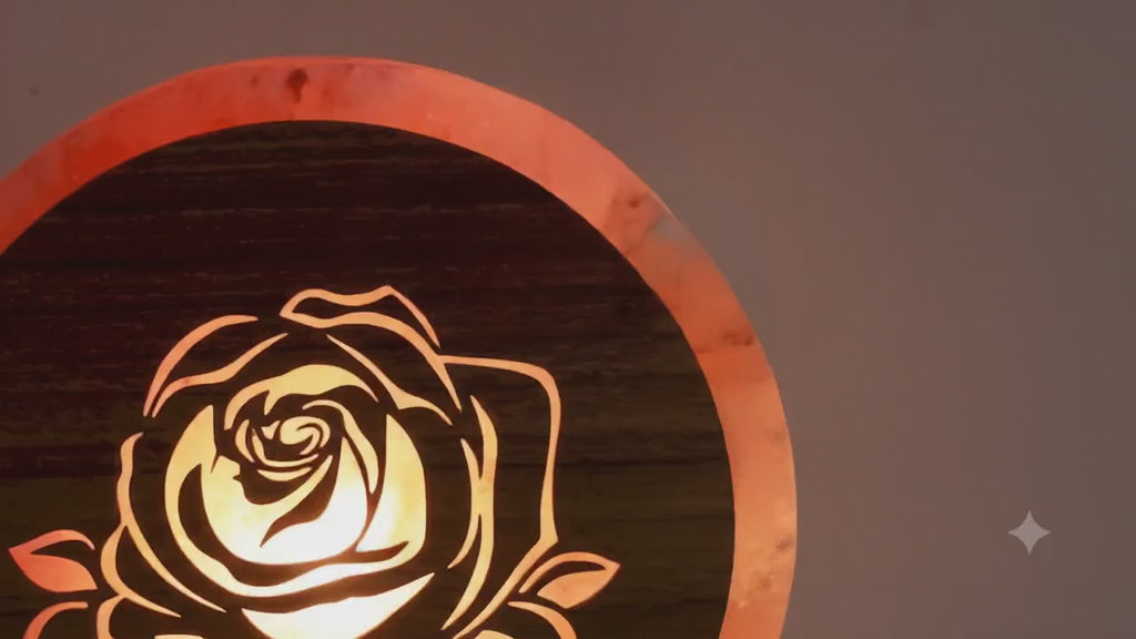 ✨ Lampe de Sel Rose 5 kg – Cristal Himalaya 100 % Naturel | Lumière Apaisante & Bien-être